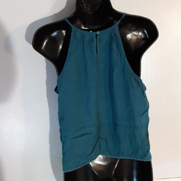 Mudd teal halter tank top - Picture 2 of 4